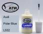 Preview: Audi, Polar Blue, L532: 20ml Lackstift, von ATW Autoteile West.